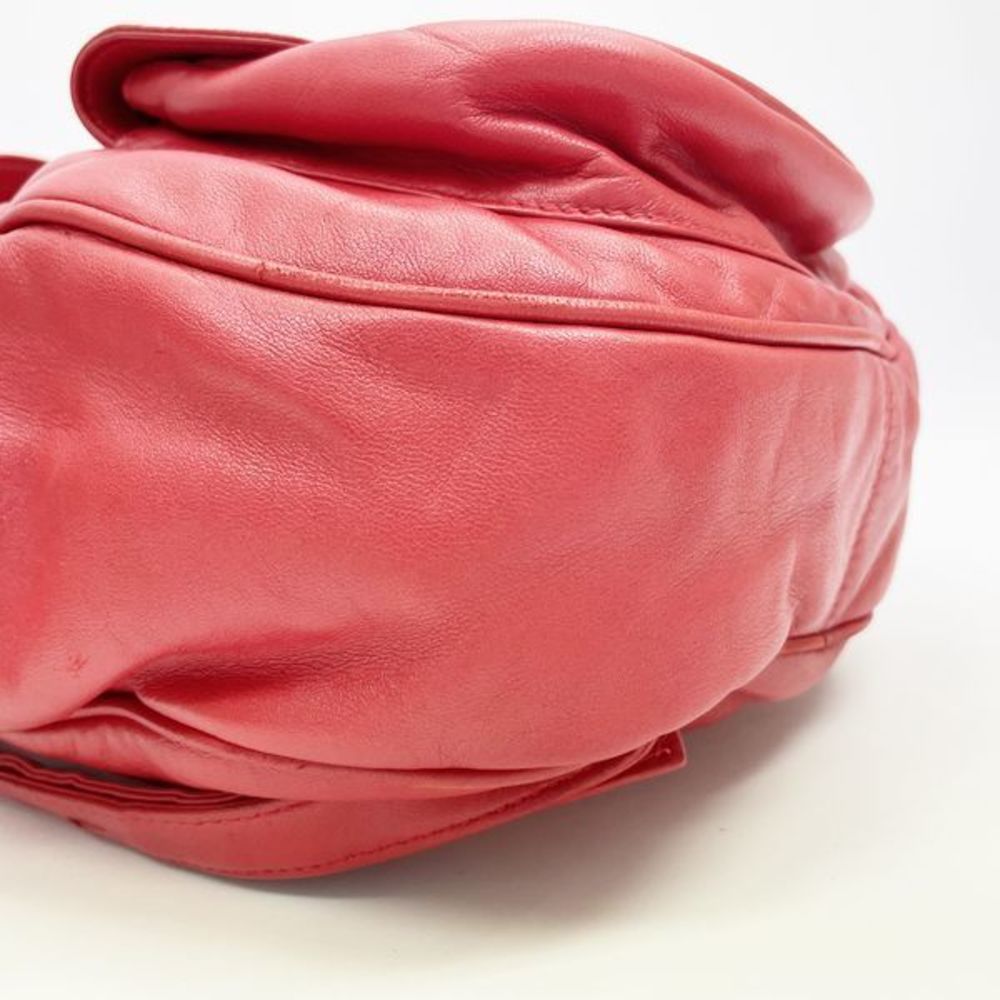 Loewe Anagram Drawstring Mini Nappa Backpack Red - image 8